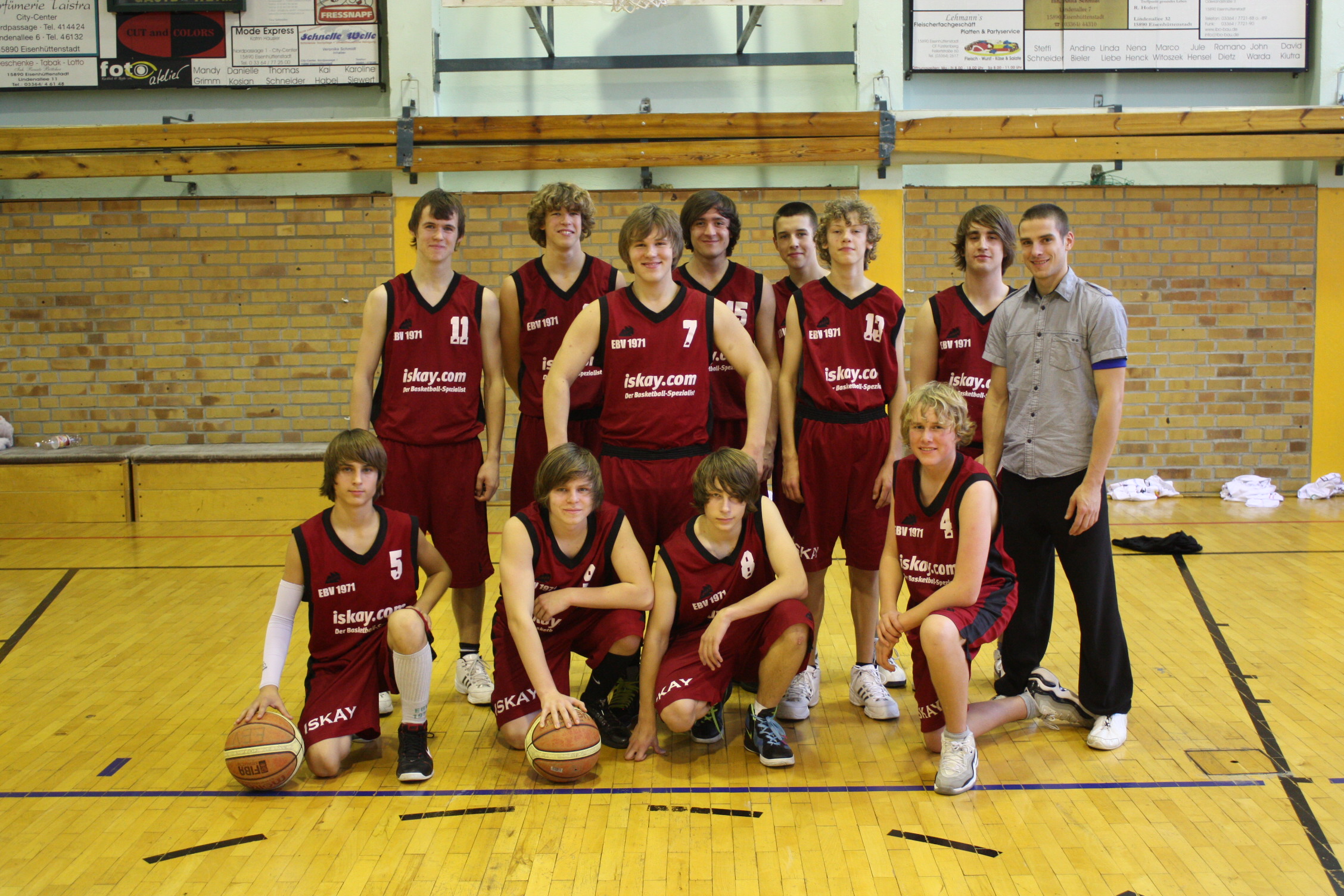 U 12 und U 18 männlich mit Auswärtsaufgaben