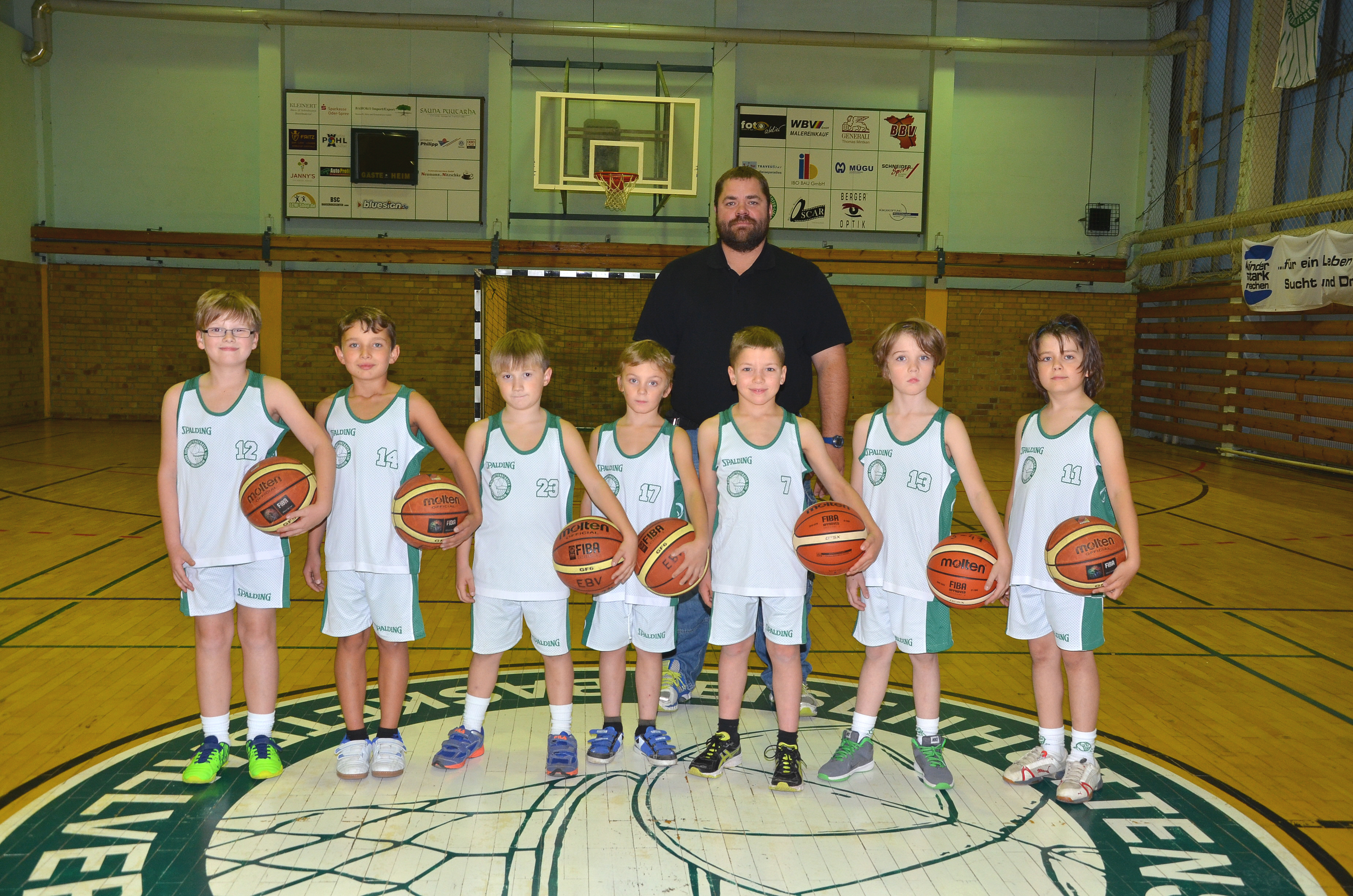 Team der U 10 mit Niederlagen gegen Mahlow und Fürstenwalde