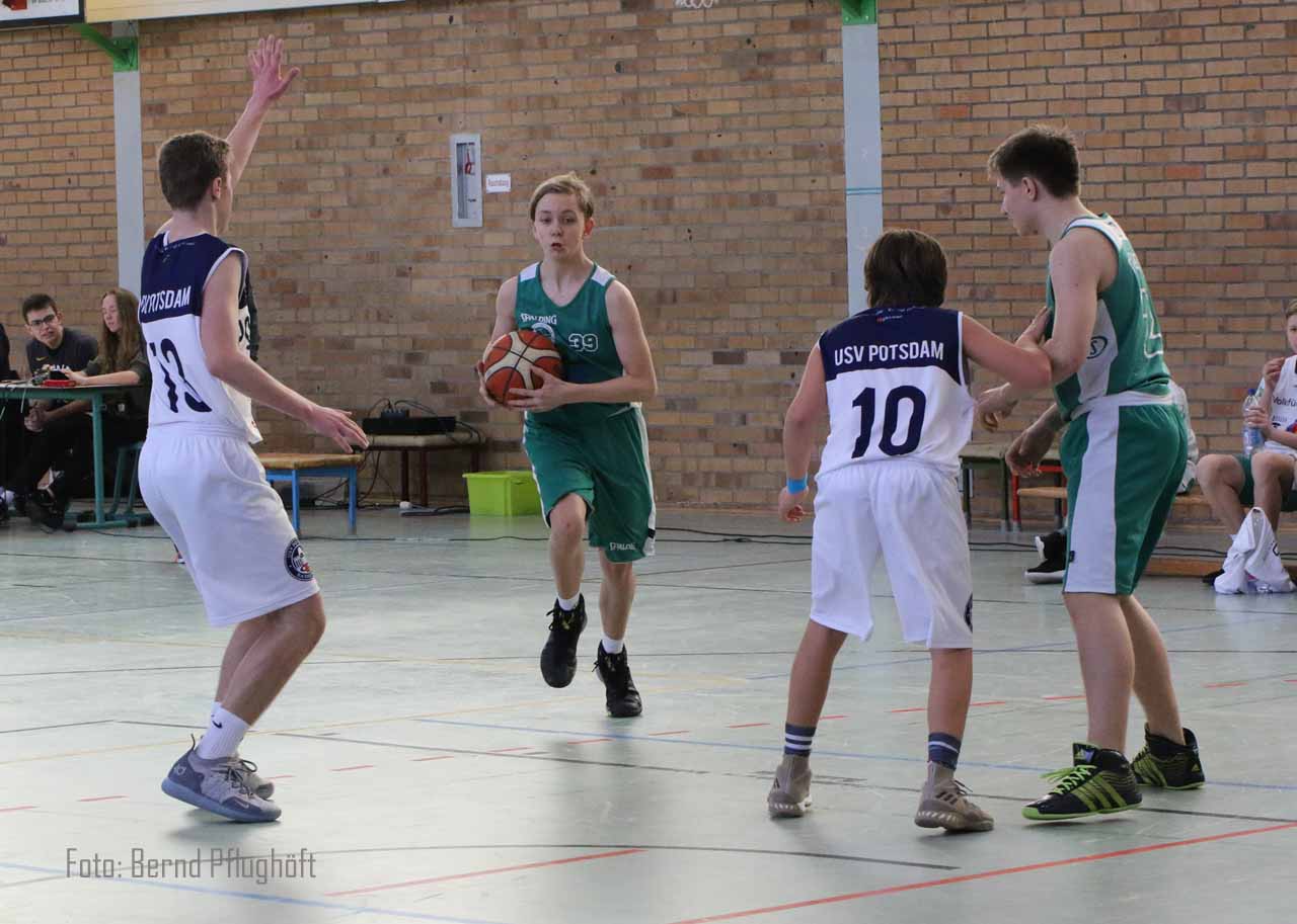 Oberliga U 14 männlich: Im letzten Heimspiel der Saison hoher Sieg gegen USV Potsdam