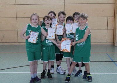 U 8 Turnier in Bernau für EBV-Basketballer siegreich