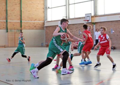 Landesliga U 14: Heimspiel am 28.09.2025 gegen RedHawks Potsdam mit 45:40 gewonnen